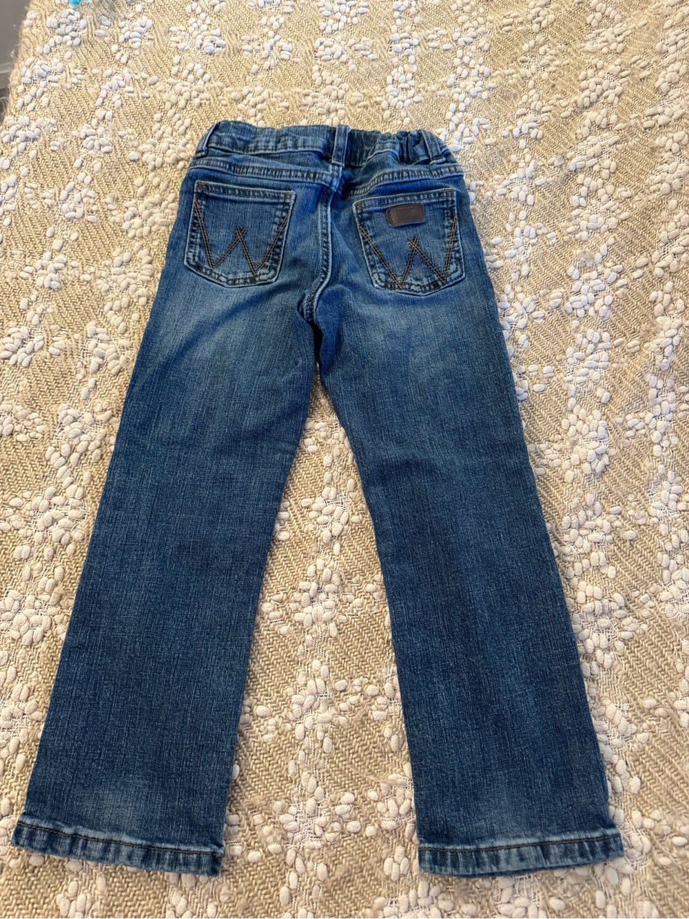 Wrangler Retro Western Jeans Boys Blue denim Jeans Straight Leg Size 6 R - Picture 2 of 7